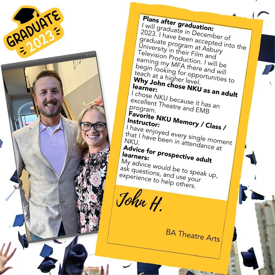 We are getting closer and closer to commencement! We will be sharing more graduation candidate spotlights between now and December 16. Balancing their education, with careers, family, extracurricular activities, and so much more - we are in awe. Congratulations! #nkugrad23