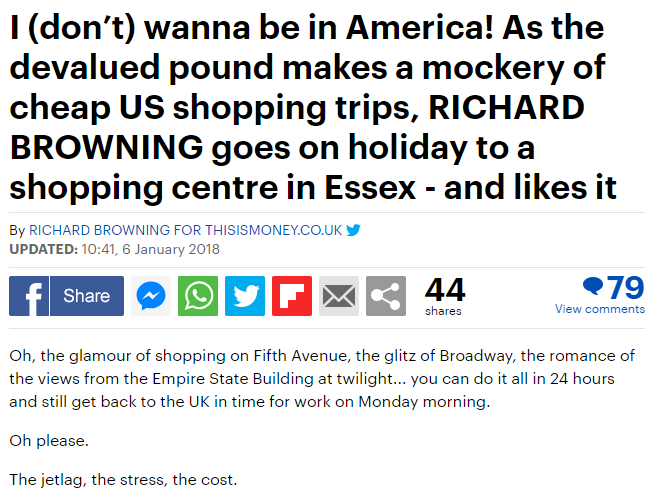 Richard Browning - a @thisismoney founding member and great friend has died. Rich was a gem and will be badly missed. Our thoughts are with his family. We'll publish a tribute in time, but here’s a classic of the Browning genre: A travel review of Lakeside thisismoney.co.uk/money/holidays…