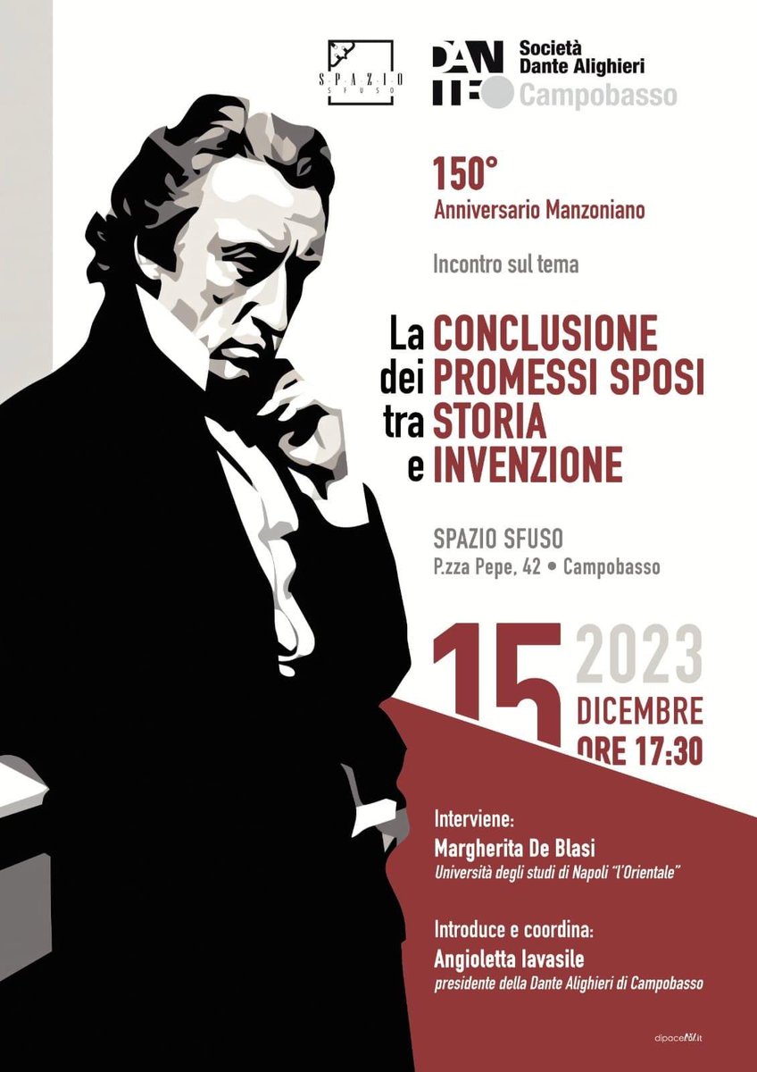 #manzoni #manzoni150 #campobasso #news #letteraturaitaliana #promessisposi #storia #invenzione