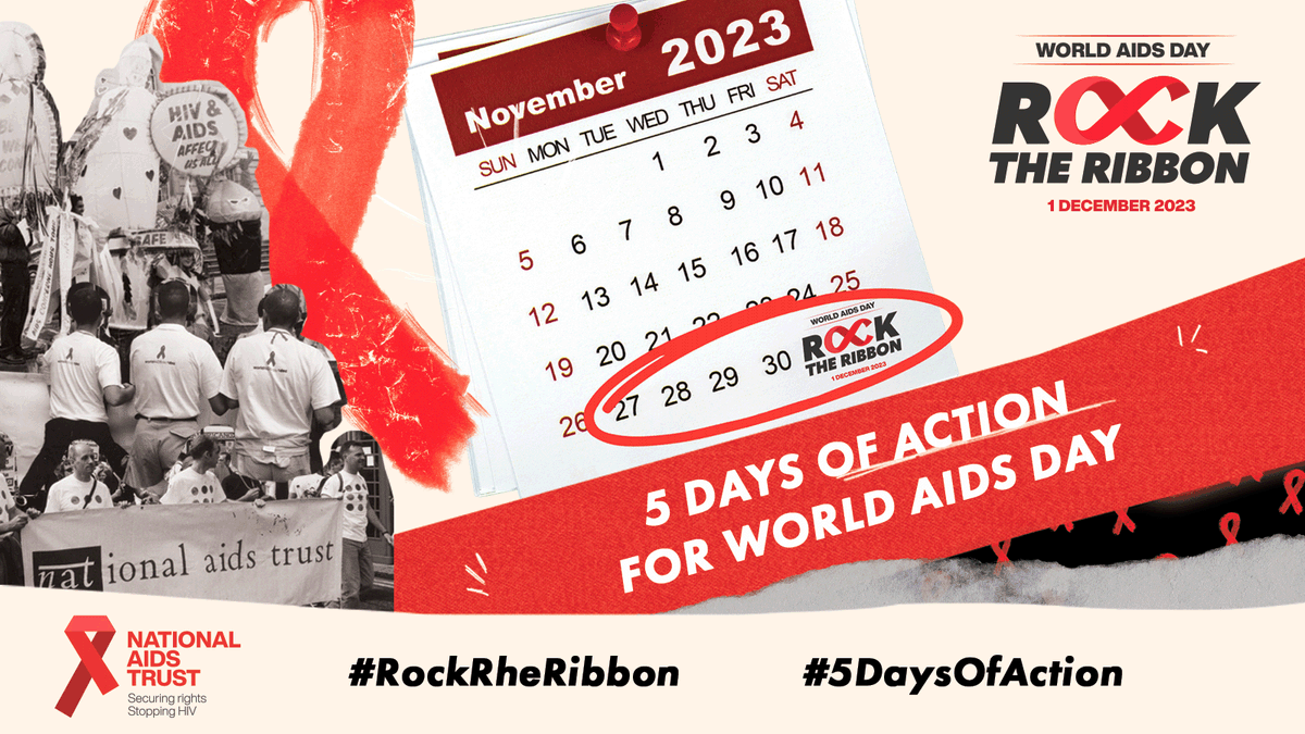 NAT_AIDS_Trust's tweet photo. Thank you to everyone who took part in our #5DaysOfAction for #WorldAIDSDay2023! 

Thanks to our supporters, we marked #WorldAIDSDay as a day for reflection and for continued advocacy for people living with HIV.

To get involved, sign up to hear from us🔻
https://t.co/Nh37YThh9F https://t.co/E7baDgZsG7