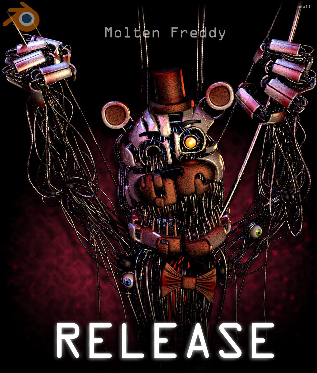 Emir on X: Re-textured a Molten Freddy model for fun   / X