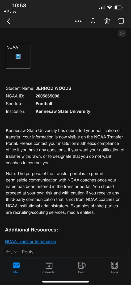 bigdawgwoody's tweet photo. I am officially in the portal! https://t.co/RssEYIsrJS