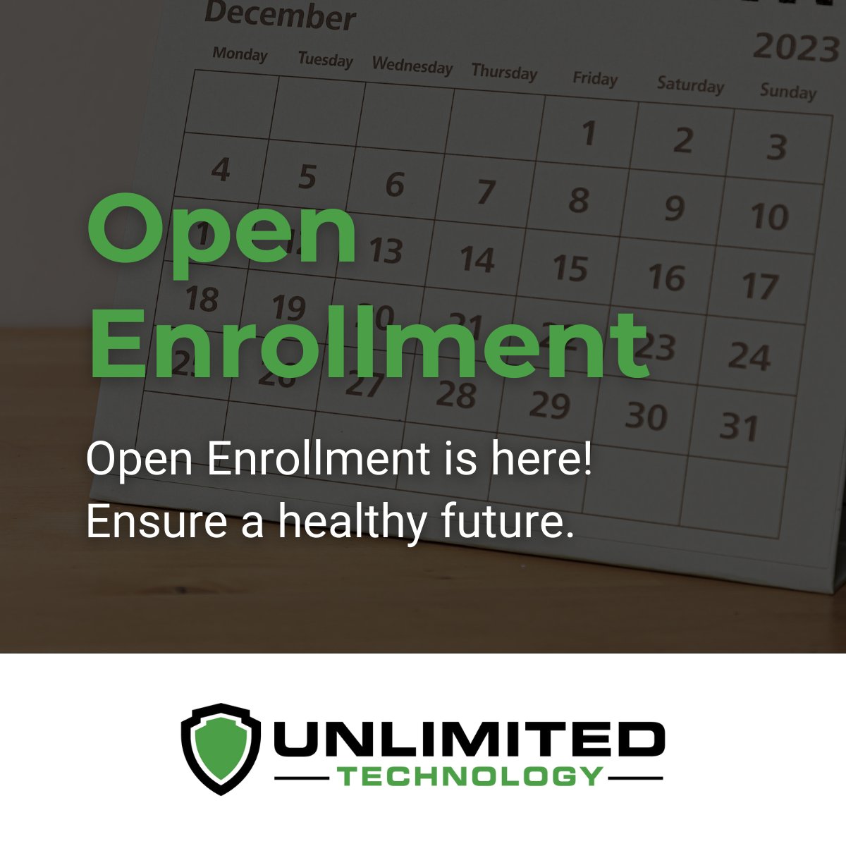 Protecting your medical health is as important as your business security. Open enrollment season is here - get signed up.

#securitypartner