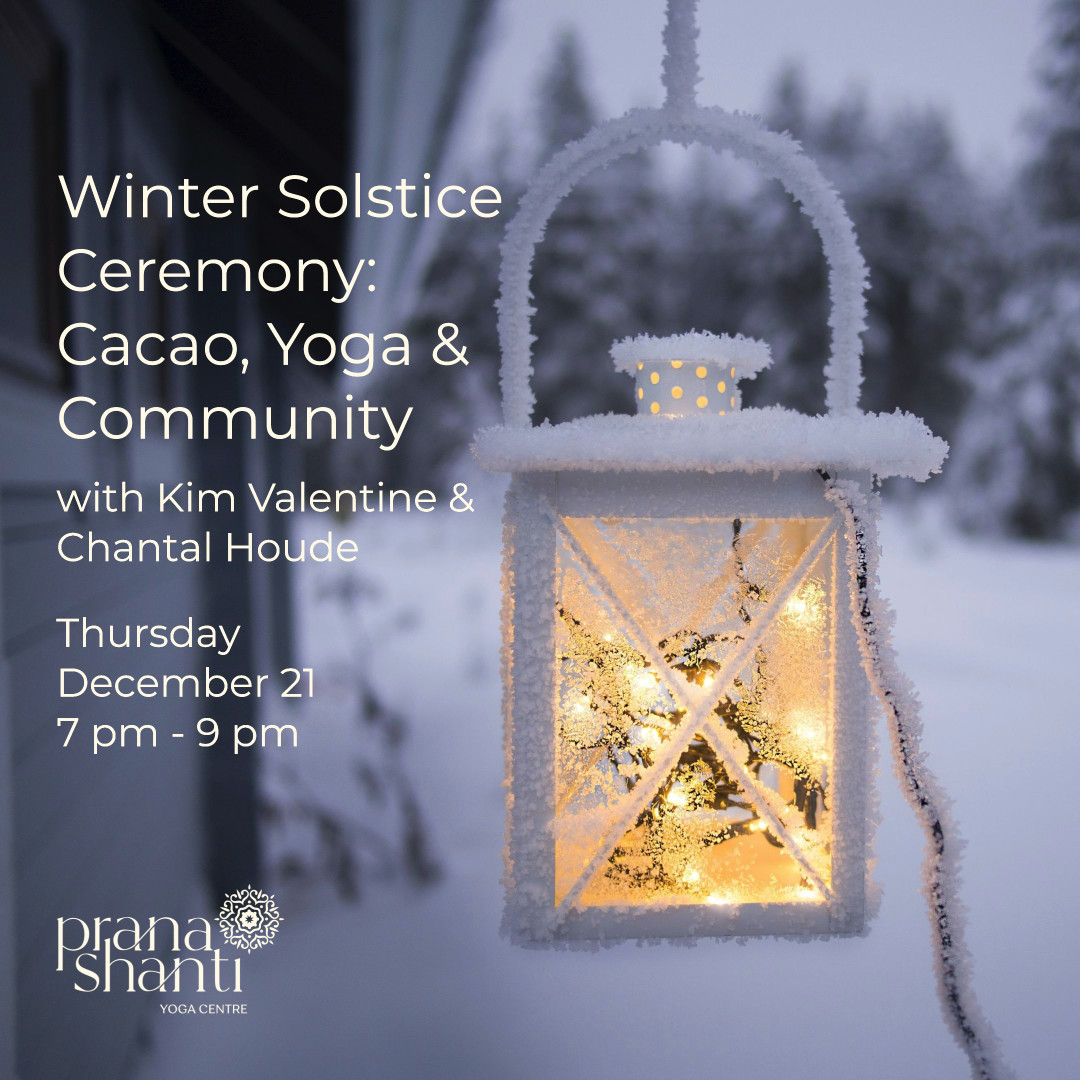 pranashanti's tweet image. Join us on the winter solstice for a heart-opening journey that includes a cacao ceremony, intention-setting, and yogic practices (pranayama breathwork, gentle movement and yoga nidra).
 
Sign Up at: ow.ly/YIet50Qf42N

#wintersolstice #ceremony #winteryoga #cacoaceremony