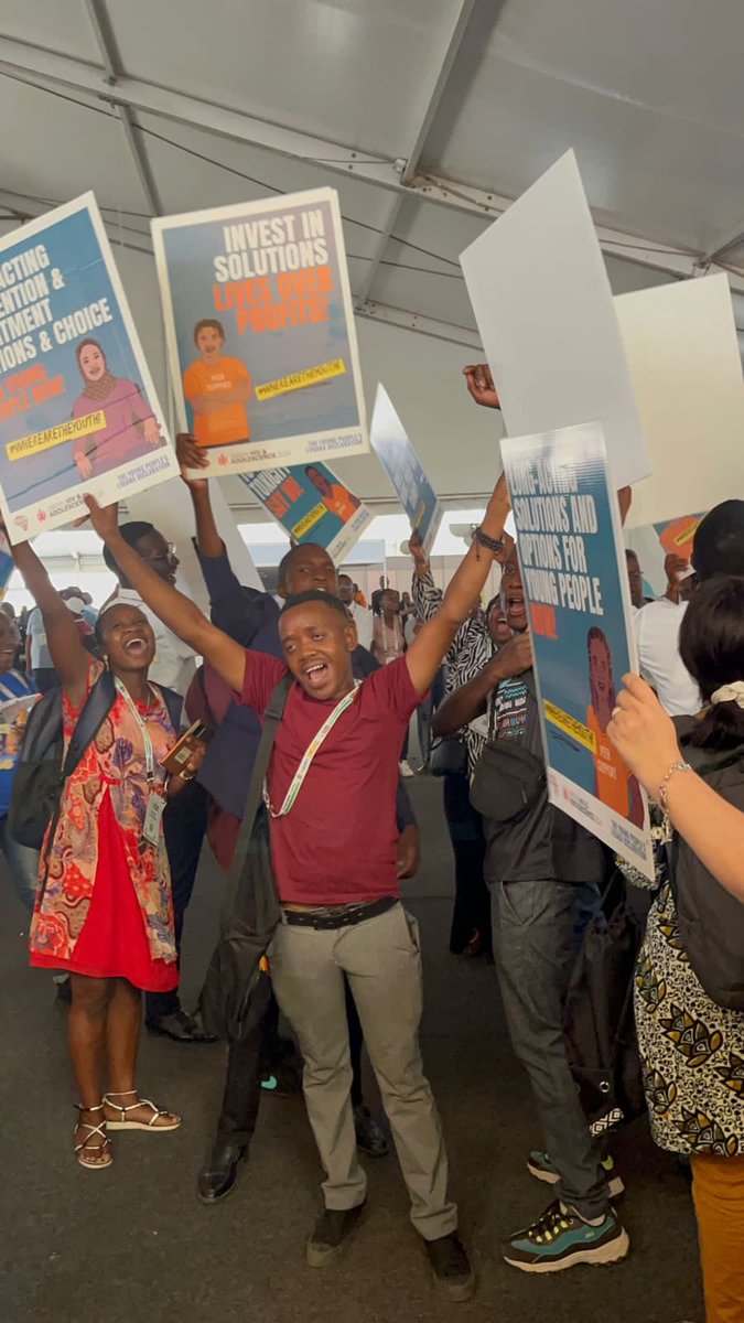 Long acting PrEP and ART for HIV prevention and treatment is not only an important choice for adolescents and young people but could be life saving for those who struggle with daily pills! R and D without access is not going to save those lives! #icasa2023 #activism #advocacy