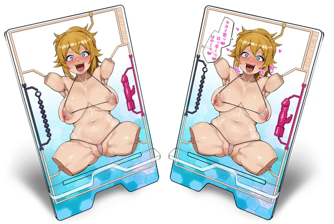 アクスタ(じゃないけど)に台詞とかあるのってどうだろエロだけど置物としてはチープになりそうな気も 