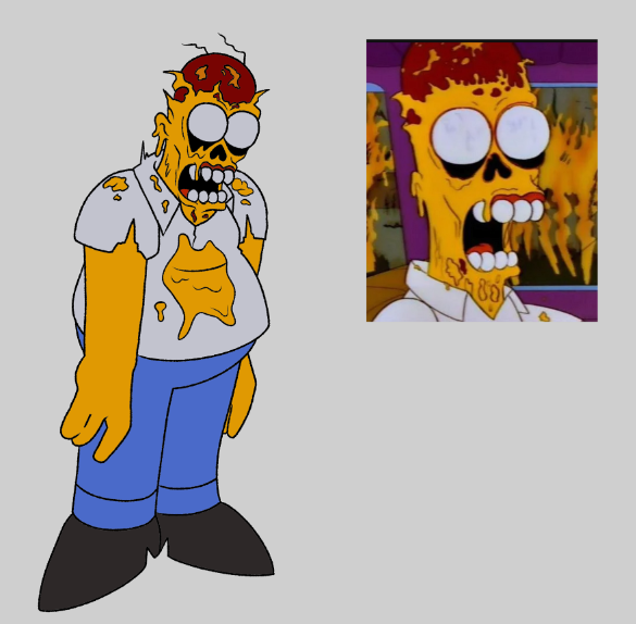 A dumb little concept I decided to doodle up, he isn't planned for Treehouse, yet. But if there's enough interest I'll consider him, as well as make a more polished design. #thesimpsons #homersimpson #fridaynightfunkin #fnftalesfromthetreehouse #fnfmod