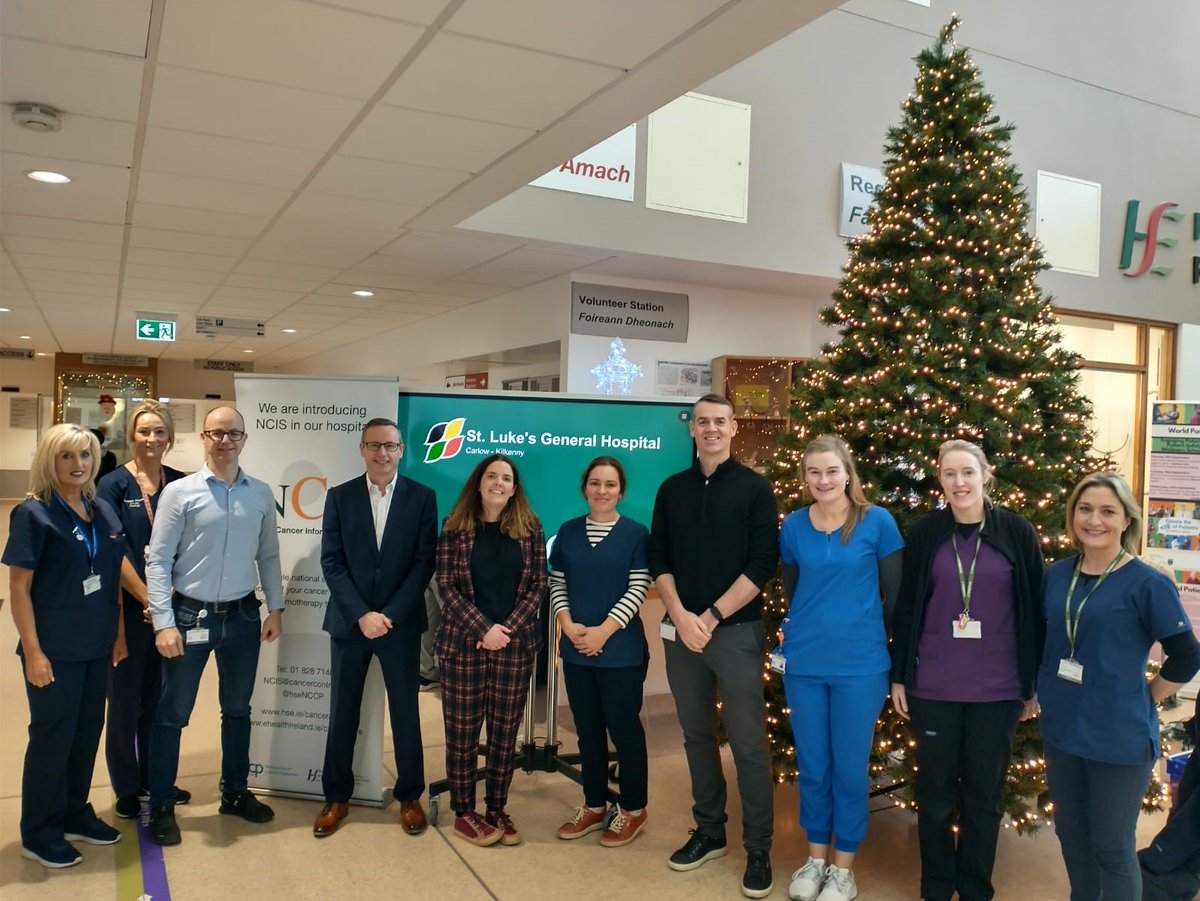 hseNCCP's tweet photo. Congratulations @lukes_ck  the 16th hospital to go live with the National Cancer Information System #NCIS improving the #quality &amp; #safety of cancer care for patients.  Great achievement for all staff involved in St Luke’s, Kilkenny, @hsenccp and @ehealthireland, @HSElive https://t.co/KXJ1n4DVHR