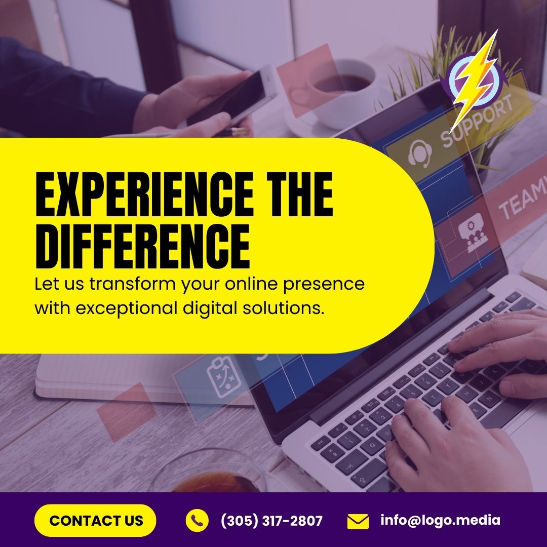 Ready to elevate your online presence and achieve remarkable results? Partner with Logo Media Agency and experience the difference that exceptional digital solutions can make. 

Get started!
📞 (305) 317-2807

#LogoMediaAgency #DigitalTransformation #OnlinePresence #ResultsDriven