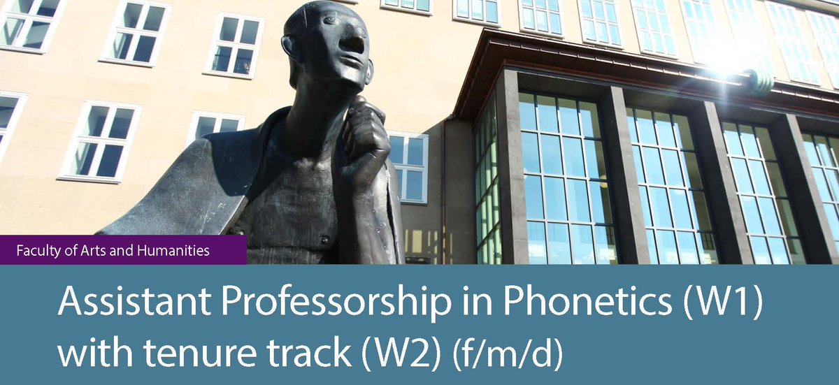 Uni Cologne NY (@unicologneny) on Twitter photo Do you love #phonetics?๐ <a href="/UniCologne/">Universitรคt zu Kรถln</a> has an open position as an assistant #professor in phonetics!๐ This is your chance to develop Cologne Phonetics while engaging with interdisciplinary & inter-faculty research initiatives. ๐Apply by 12/20: stellenwerk.de/koeln/jobboersโฆ Do you love #phonetics?๐ <a href="/UniCologne/">Universitรคt zu Kรถln</a> has an open position as an assistant #professor in phonetics!๐ This is your chance to develop Cologne Phonetics while engaging with interdisciplinary & inter-faculty research initiatives. ๐Apply by 12/20: stellenwerk.de/koeln/jobboersโฆ