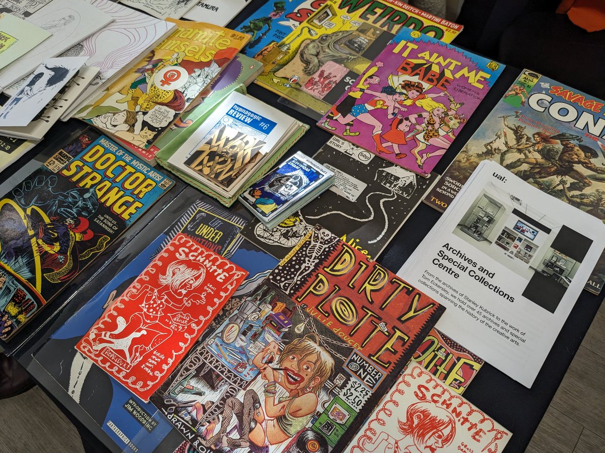 Library and Archives staff report back on a recent trip to #comicsforum23 at Leeds City Library in November arts.ac.uk/students/libra…