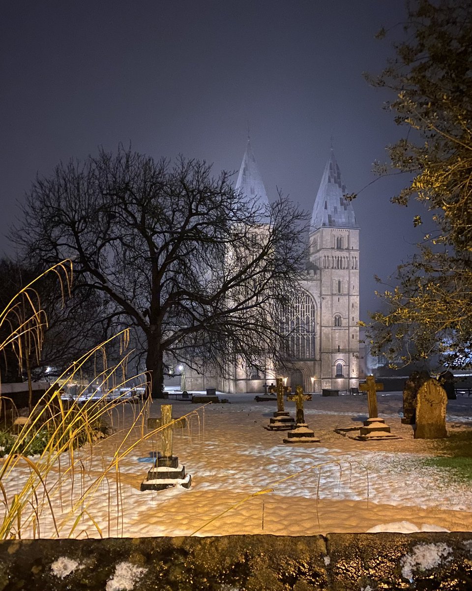 Yesterday’s snowy Minster