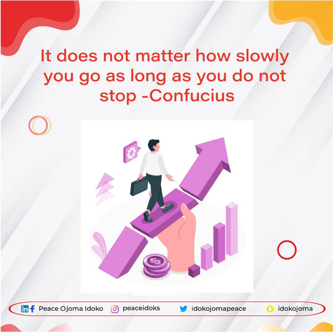 idokojomapeace's tweet photo. Stopping is not in my dictionary!
What about you??
#keepgoing #keepmoving #keepdoingyou #motivation #monday https://t.co/90iZHEGlua