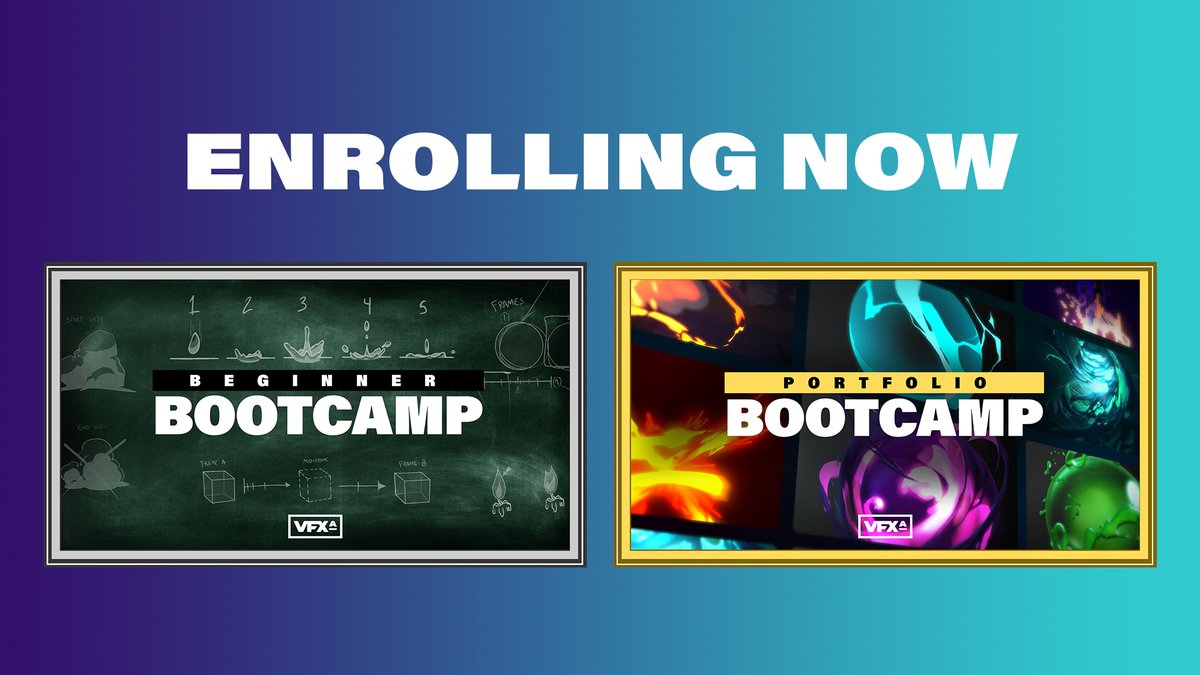 VFX Bootcamp Registration is Open ‼ Join us for an 8-week course this January to level up your skills. Only a limited number of seats are available and the last bootcamps sold out right away. Reserve Your Seat👉vfxapprentice.com/bootcamps?utm_…