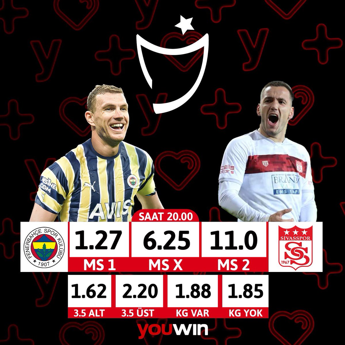 14.Haftanın kapanış maçı ⚽️ Fenerbahçe, sahasında Sivasspor’u ağırlıyor🔥 Canlı oranlar için hemen giriş yap📲