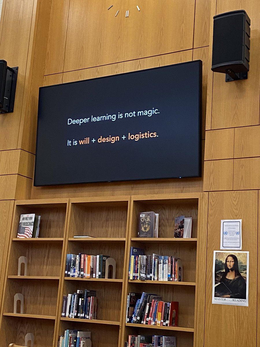 Thank you @mcleod & @EduQuinn for the excellent deeper learning discussion! Looking forward to implementing the 4 Shift Framework and bringing the ideas back to #mursd @HagensLearners #4shifts #deeperlearning