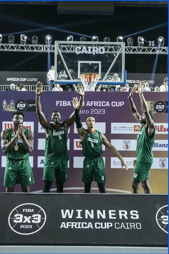 Africabasket1's tweet photo. Congratulations to @NigeriaBasket’s incredibly talented @FIBA3x3 squad, who won the Silver medal 🥈 at the @FIBA3x3 Africa Cup finals.
Squad Members:
Deola Folarin
Marcel Obinna
Kelvin Okundaye
Chima Ukawuba
#AfricaIsNow #3X3Africa #AfricanBasketball 🇳🇬💚 https://t.co/9yupQyBDNq