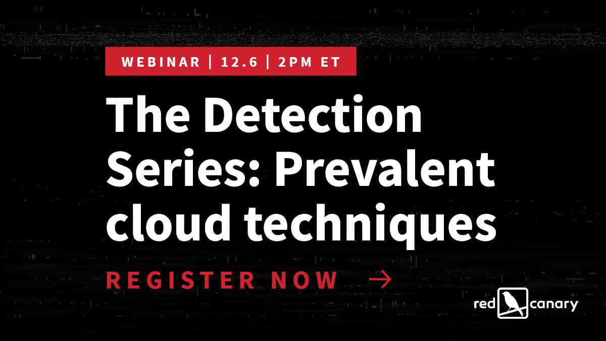 Curious about how to better defend the ☁️? This Wednesday at 2pm ET ATT&CK's Cloud Lead @casey_knerr is going to be joining a @redcanary webinar on common ☁️ techniques and how you can defend against them. Register to tune in live at redcanary.com/resources/webi…!