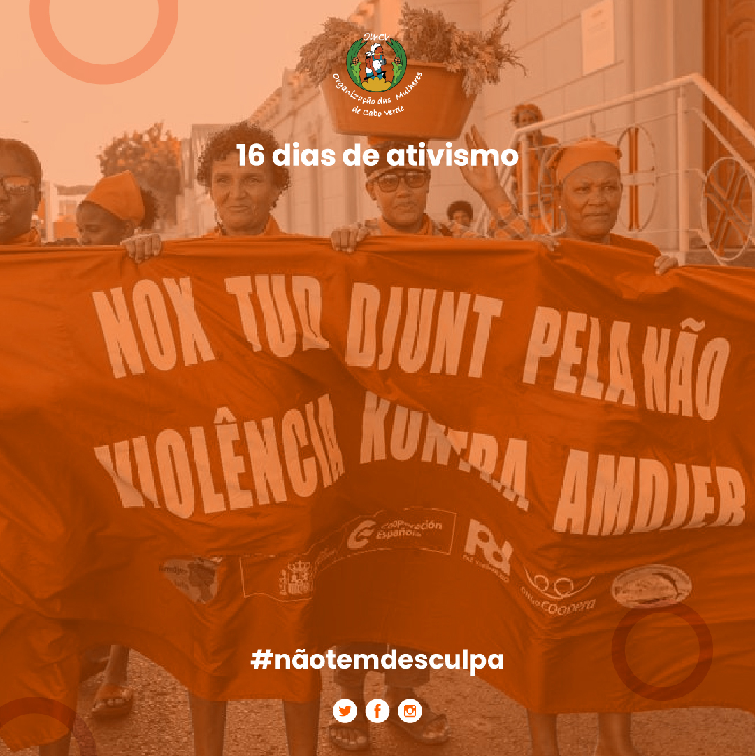 OMCV - Organização das Mulheres de Cabo Verde (@omcv_) on Twitter photo Unamo-nos pelo fim da violência contra as mulheres procurando corresponder ao apelo do Secretário-geral da <a href="/UN/">United Nations</a> neste sentido.
#16diasdeativismo #Nãotemdesculpa Unamo-nos pelo fim da violência contra as mulheres procurando corresponder ao apelo do Secretário-geral da <a href="/UN/">United Nations</a> neste sentido.
#16diasdeativismo #Nãotemdesculpa