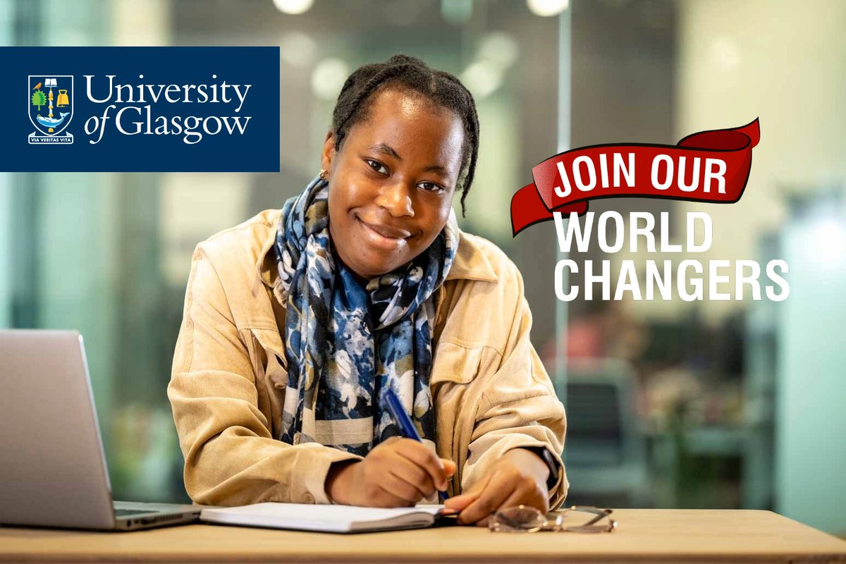 Thinking about applying for a James McCune Smith Scholarship? We have an applicant info session on 18 December where you can ask us all your questions about studying at Glasgow and find out what it's like to be part of the JMS programme! Register at: forms.office.com/e/EpJTHjciHw