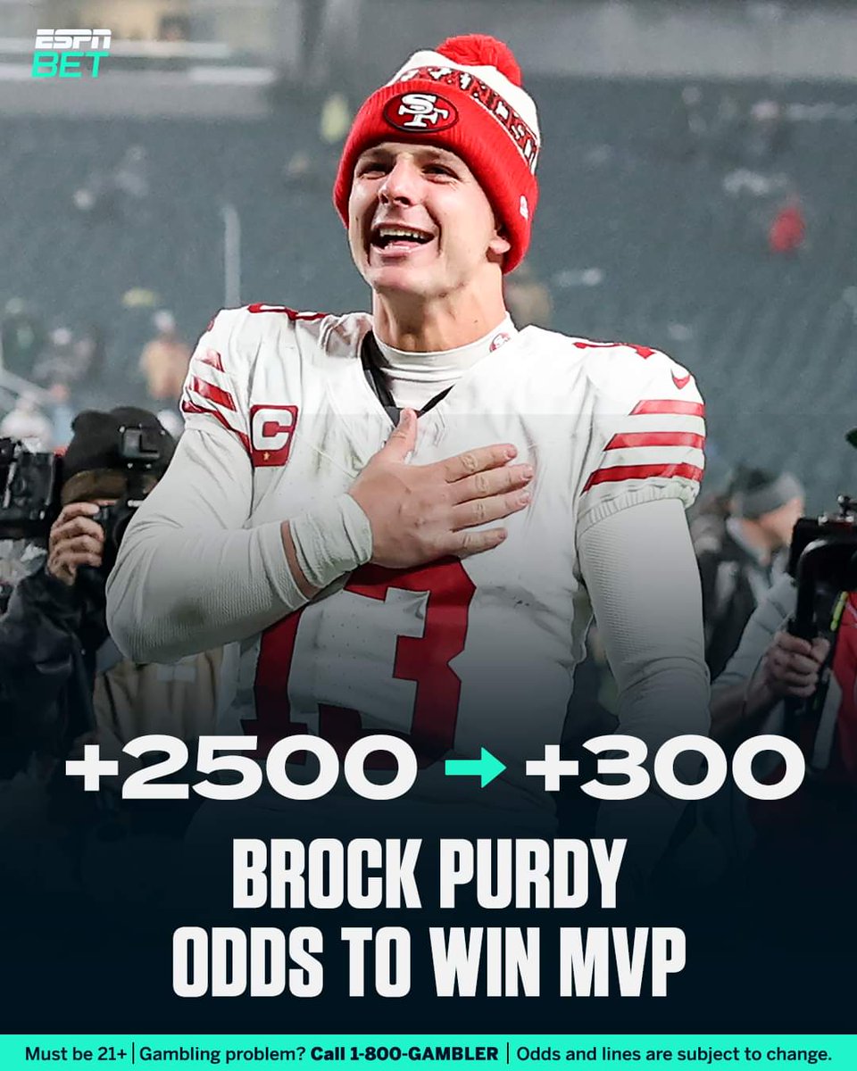 zbatweets's tweet photo. @PatMcAfeeShow Please talk about Purdy and his mvp season. https://t.co/IZSAKh2wQR