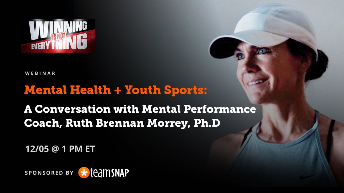 Don't miss out! We're just one day away from tomorrow's #webinar where @seankjensen and Ruth Brennan Morrey will discuss #mentalhealth and youth sports. RSVP below. tmsnp.co/40H5nIo