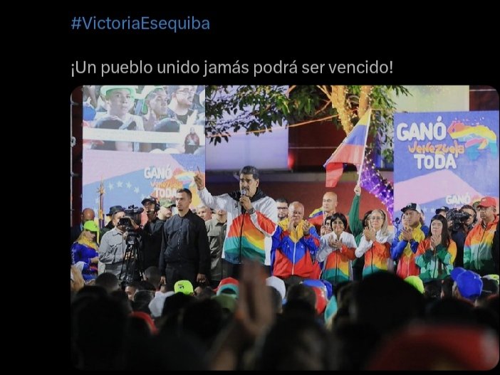 #VictoriaEsequiba
Buenas tardes.
¡ Venciendo!🙏🙏🙏🎄🎄🎄🎄🇻🇪🇻🇪🇻🇪🇻🇪🎄🎄