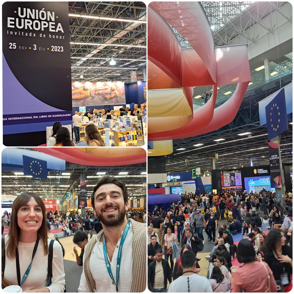 The EU 🇪🇺 was the guest of honour at the Guadalajara International Book Fair in Mexico 📖 🇲🇽 ! More than 850.000 visitors & 100s amazing conversations & events to build mutual understanding through #culture! #somoslectores #fil2023 #EuropeanUnion