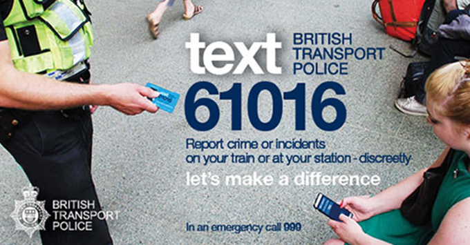 Ever wondered what to do if you see something suspicious on the railway?

Keep the 61016 number stored in your phone.

If you see something wrong when you're travelling on the railway, it will be easy to send a message to @BTPKent.

#SeeItSayItSorted