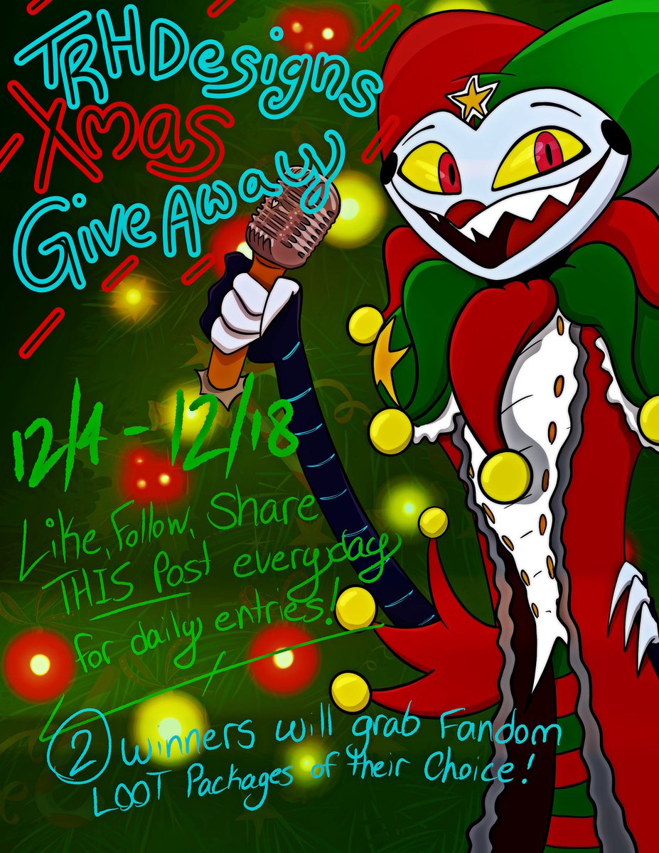 DesignsTrh's tweet photo. Alright it’s that time again! Giveaway!! This time I’ll be sending packages to TWO followers. These will be themed around a fandom of their choice! You’ve got two weeks! Keep sharing for entries every day!
#giveaway #trhdesigns #fyp #Xmas2023 #xmasgift #xmasgiveaway #freestuff https://t.co/O7SxjinI0N
