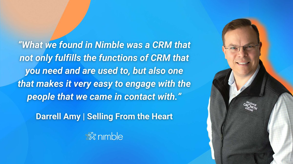 Nimble's tweet image. Stay on top of your connections effortlessly with Nimble. 🙌

Our user-friendly communication tools make it a breeze to track email threads and interaction history, ensuring you know when to connect with your contacts. ✅

Read more: nimble.com/blog/sales-pro… 

#CRM #SimpleCRM