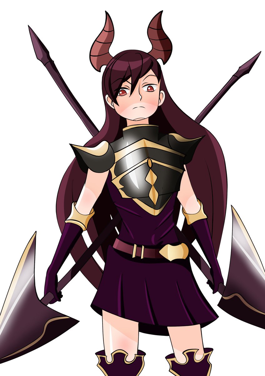 Dark Dragoon Forte as requested by <a href="/pandemoniagames/">Pande monia</a> 
I may or may not have taken some creative liberties with this one 😆