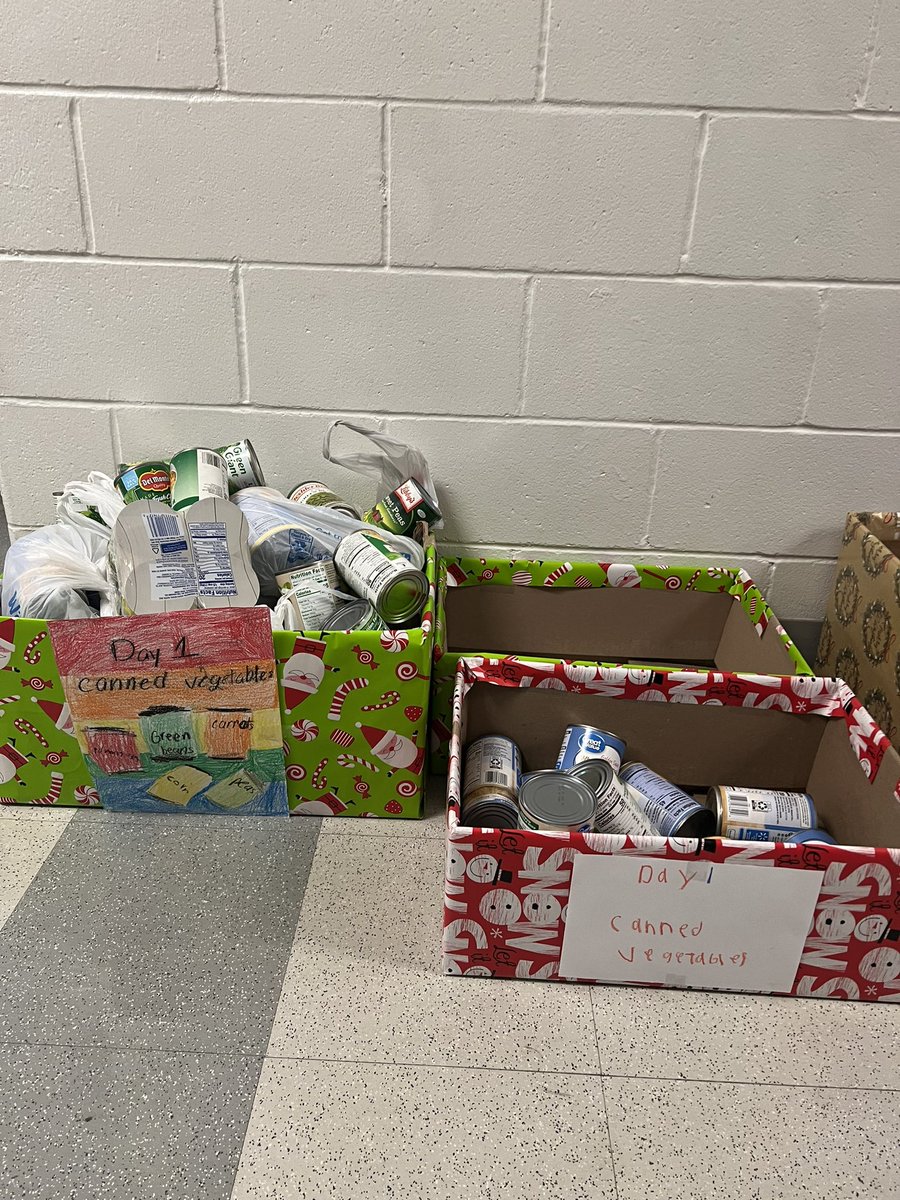 Loved seeing the 12 Days of Giving @Avery_Tigers to support the pantry at Calvary Christian Church. Today’s collection is canned vegetables. Keep up the great work, Tigers! #teambps