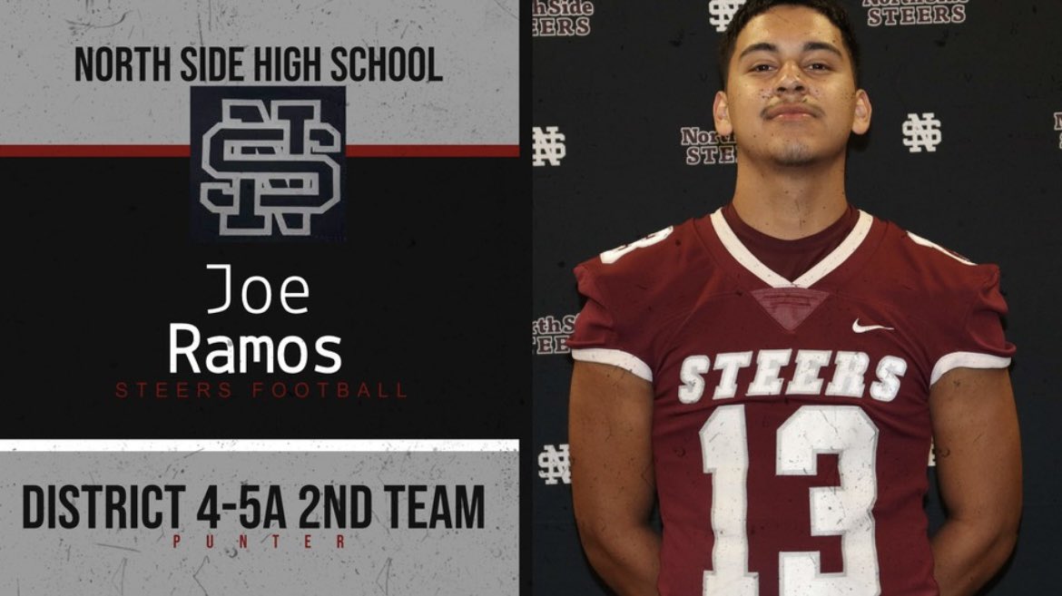 NSSteerFootball's tweet photo. Congratulations to our 2023 District 4-5A 2nd Team All-District Football Selections‼️ #SteersUp🤘🏽
@Isaiah_Ybarra07 
@julioj_12 
@joeramooos13 
@Isaiah_Ybarra07 https://t.co/mRuNDVXMlQ