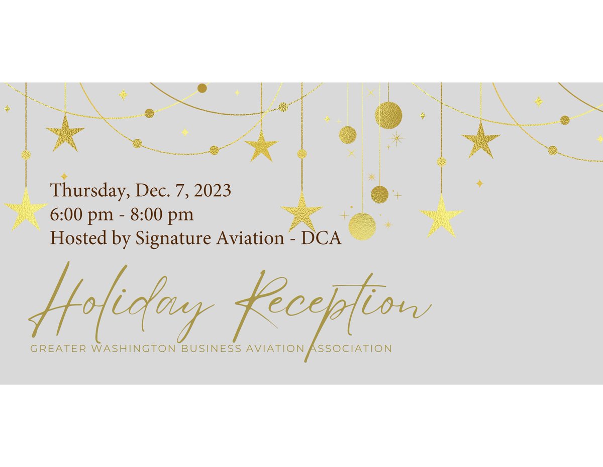 Are you joining us on Thursday for the GWBAA Holiday Reception? Please RSVP: gwbaa.com/event-5481055