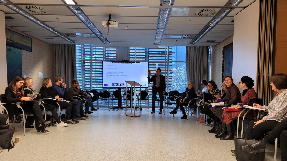 eu_mentupp's tweet photo. The first day of the last @eu_mentupp plenary meeting in #Barcelona has come to an end. We are looking forward to continuing our insightful presentations and interesting discussions tomorrow!  

Thank you, @AmannBenedikt and Bridget Hogg, for welcoming us at @the_prbb! https://t.co/VJT9uXSNou
