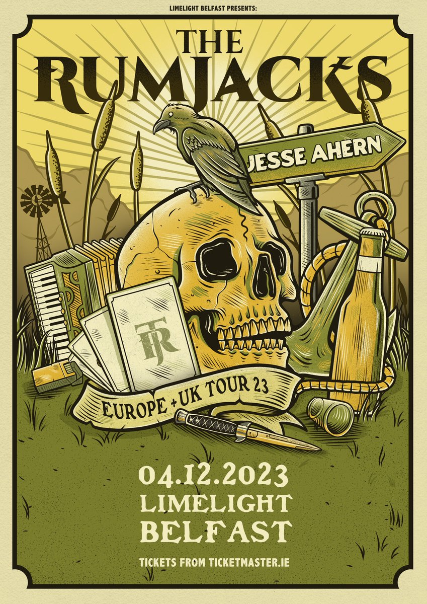 LimelightNI's tweet image. THE RUMJACKS TONIGHT, STAGE TIMES 🎤

Doors: 7pm
Jesse Ahern: 7.30pm
@Rumjacks: 8.30pm

Times are subject to change.
Remaining tickets on the door and via: bit.ly/TRJdec4