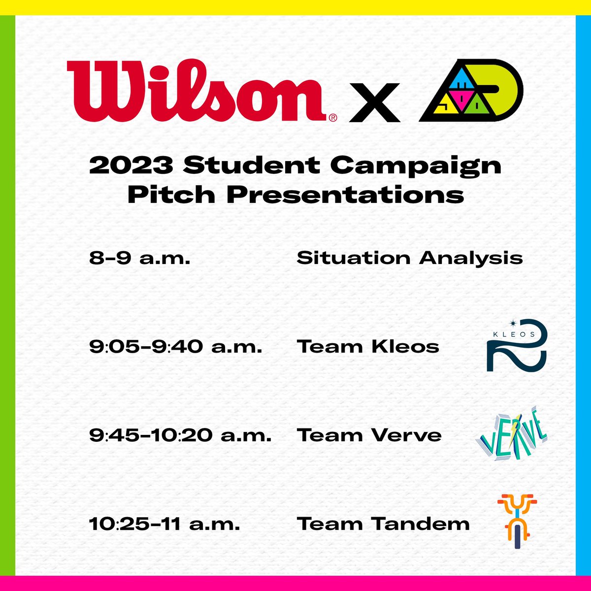 Campaign pitches are finally here! Come join the MOJO Ad teams as they deliver their final pitches to @WilsonSportingG, the Fall 2023 MOJO Ad client. 

Can’t join in person? No worries. The zoom link is listed below:
 
umsystem.zoom.us/j/96664217184?…
