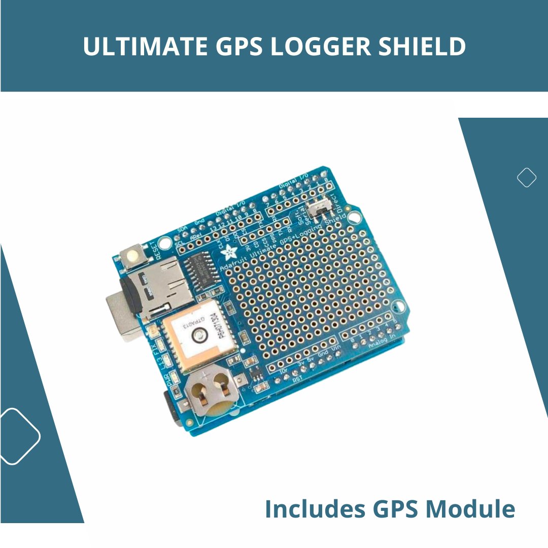 This GPS shield is designed to log data to an SD card. Or you can leave the SD card out &amp; use the GPS for a geocaching project, or a music player that changes tunes depending on where you are in the city.
tinyurl.com/pat3kxk9 #gps #logger #geocaching #Monday