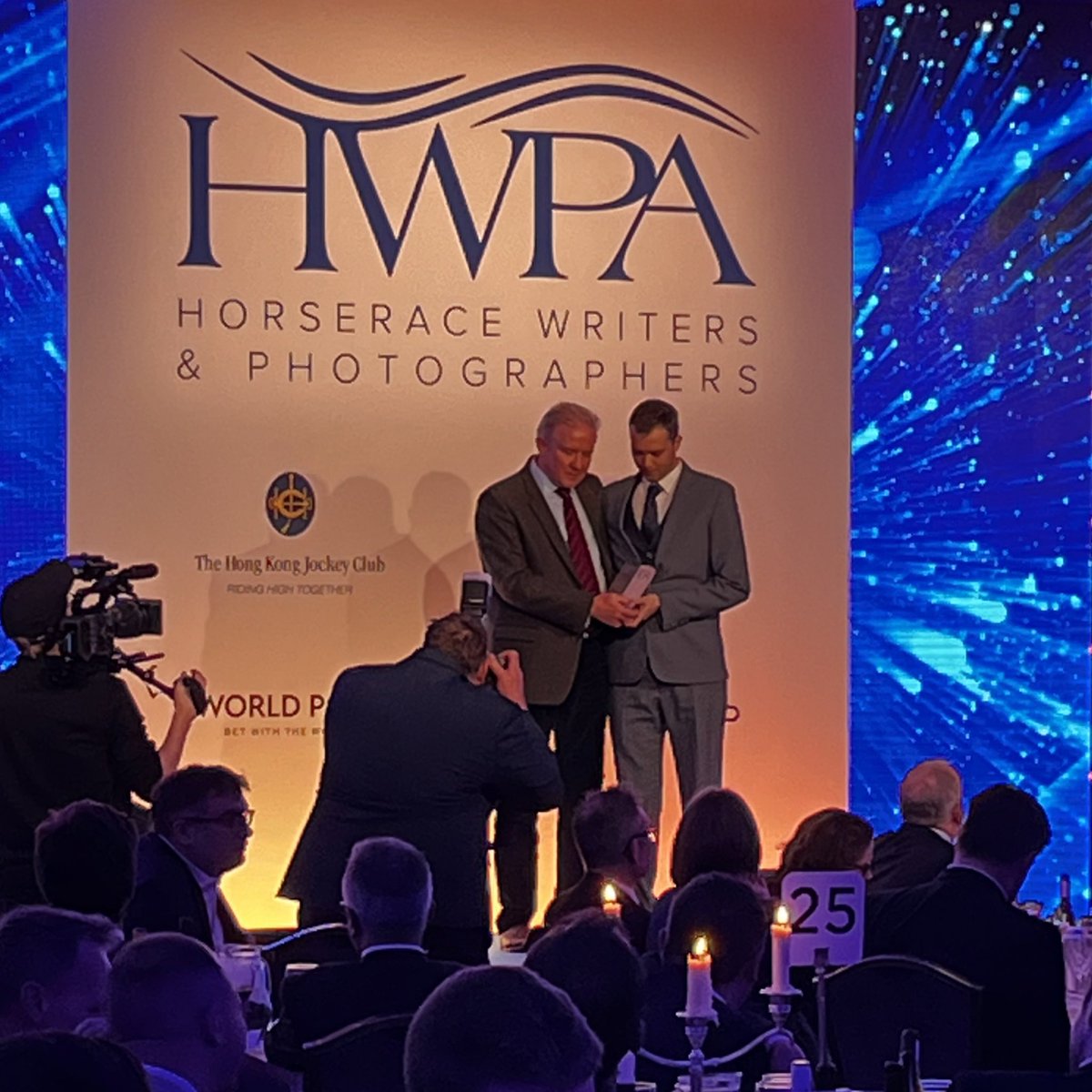 Patrick McCann wins the Photographer Of The Year at the HWPA Derby Awards 🏆