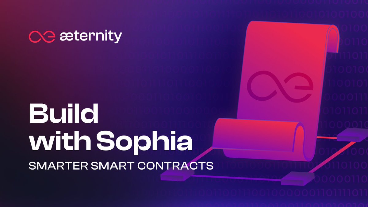 Unleash your potential with æternity's Sophia programming language – designed for precision and ease when coding smart contracts. Build your dApp with utmost security and efficiency for #SmartContracts with Sophia. Start building now! 👉 aeternity.com/#build