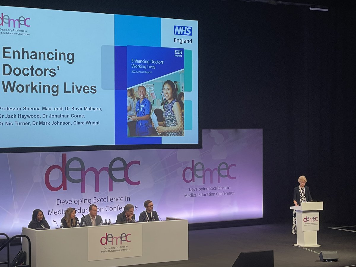 Great session @DEMEC23 1/9 Enhancing Doctors’ working life’s The Challenges Lack of flexibility Variable quality of training Time for self development Covid 19 impact on training