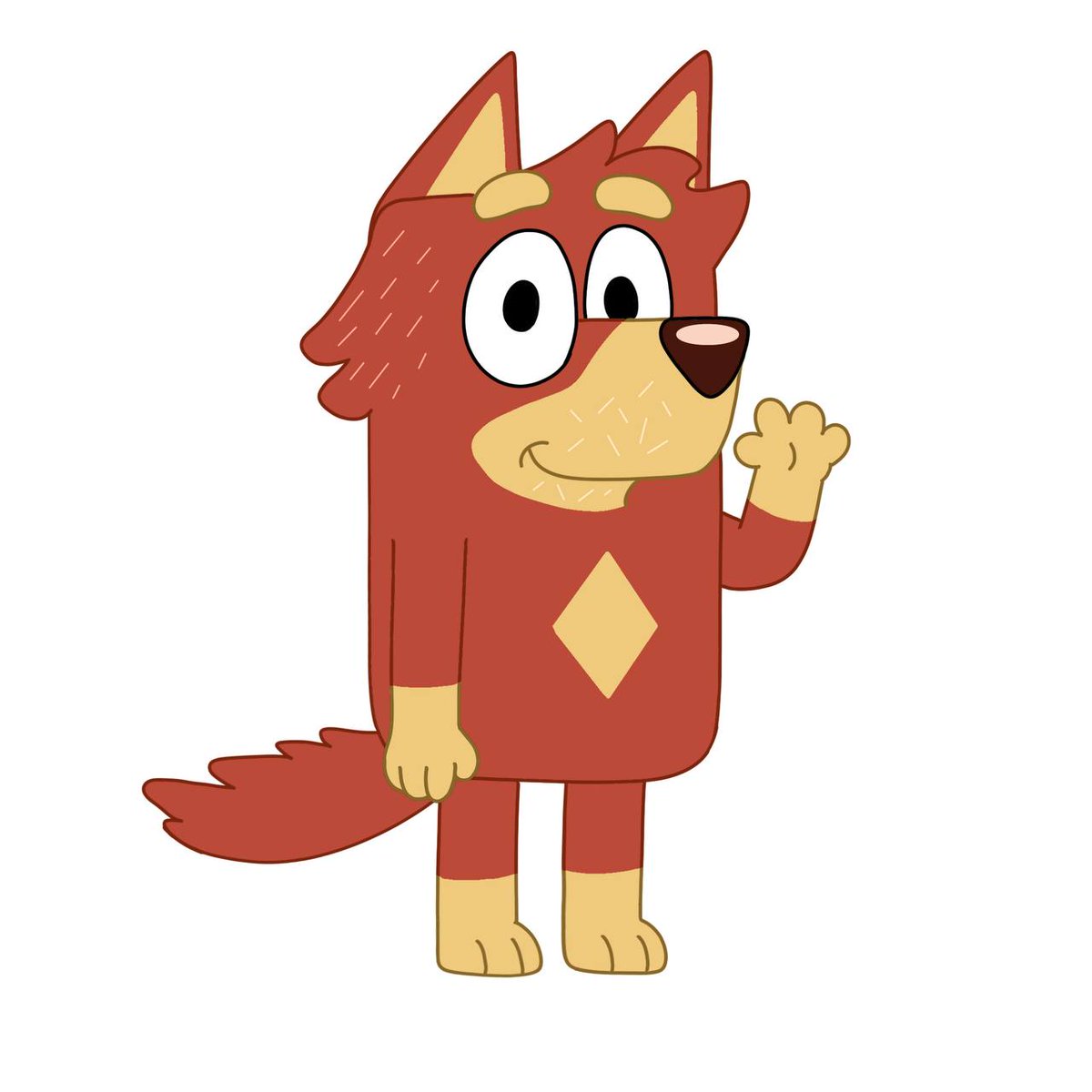 OkamiSempai614's tweet photo. I was bored, so I drew my adult version of Rusty
Obviously I used Bandit's body as a mold
I really liked the result ^^
#Bluey #blueyfanart #RustyxJack https://t.co/QsxAnUgHtB