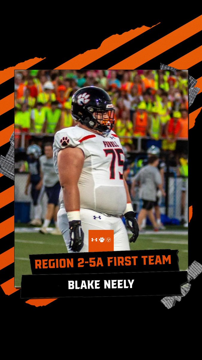 Congratulations to <a href="/Blakeneely75/">Blake</a> on being chosen for the Region 2-5A 1st team! #WelcomeToTheJungle