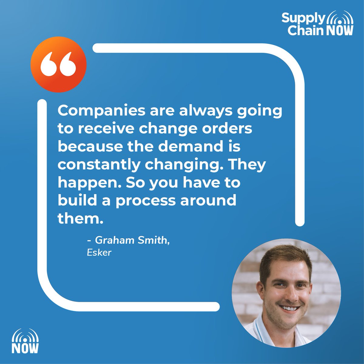 _supplychainnow's tweet photo. 🔊 Delving into the world of change orders in B2B customer service with @EskerInc's Graham Smith on #SupplyChainNow! 🎙️ Alongside hosts @ScottWLuton and @gregoryswhite, Graham unveils strategies for effective #changeorder management.
🌐 Listen here: https://t.co/MBTe1W2KTt https://t.co/YFdpIF7q7f
