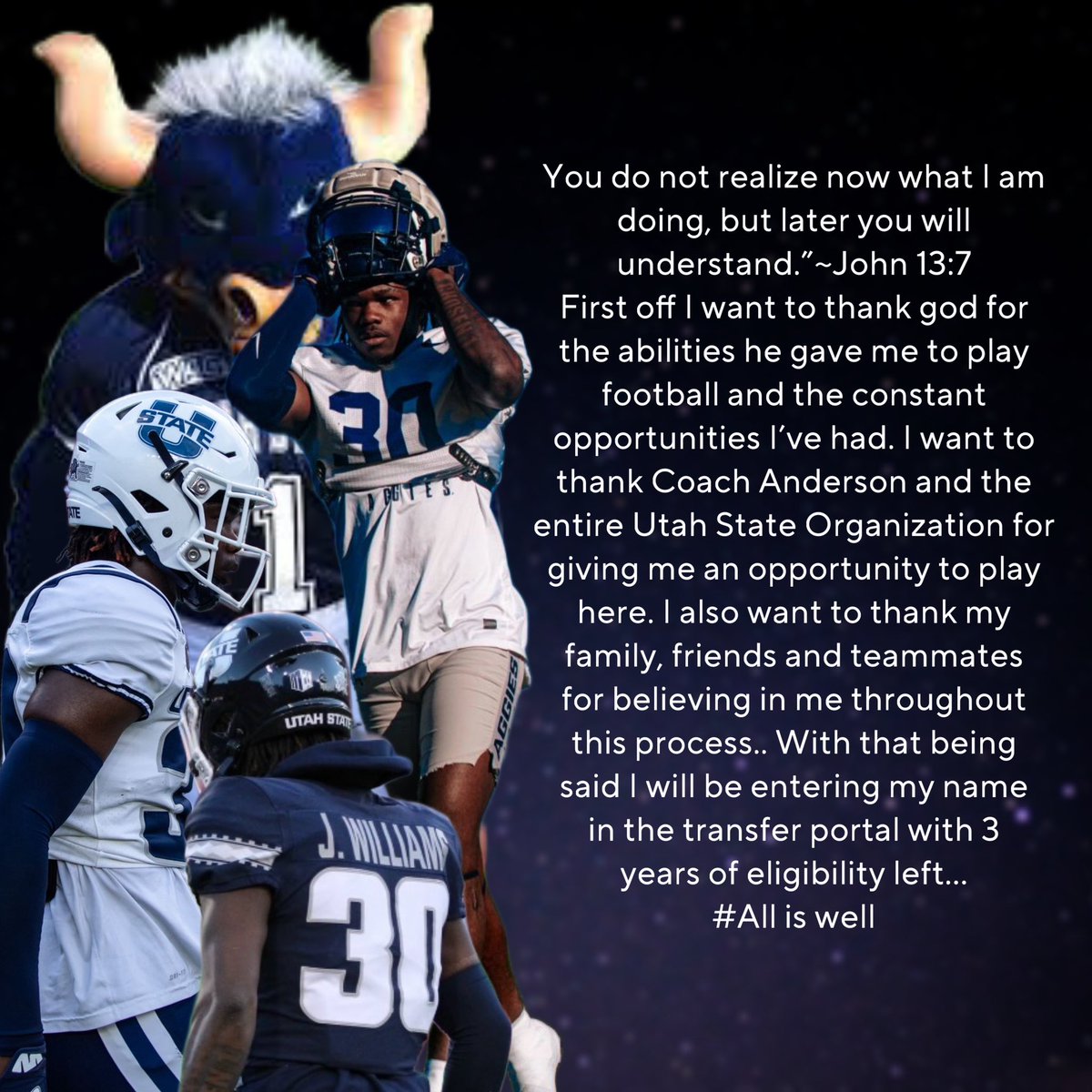 Thank you Utah State 💙