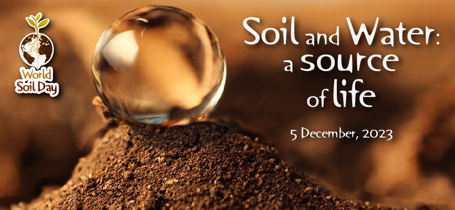 World Soil Day #WSD is annually held on 5th December, to highlight soil's importance on Earth.The theme for #WSD2023 is'Soil and water:a source of life”Soil and water are the medium of plants grouth.#Soils4Nutrition #WaterAction #SoilHealth #WSD2023 
#agriculture