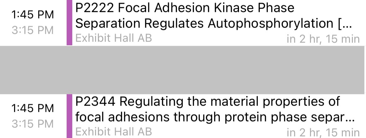 Two poster from our lab on Monday! #cellbio2023 Nick is at board 506 and Xiaohang is at board 632