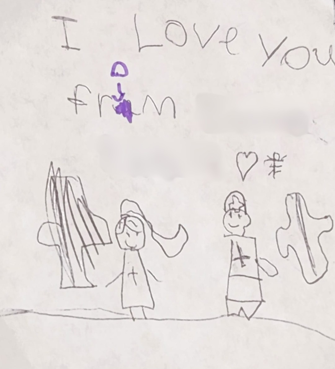 As she approached me in the communion line, the little child smiled at me and handed me this paper. It reminded me of the privileges and responsibilities l have as a spiritual father to model the qualities of the heavenly Father. "for of such is the kingdom of heaven.”