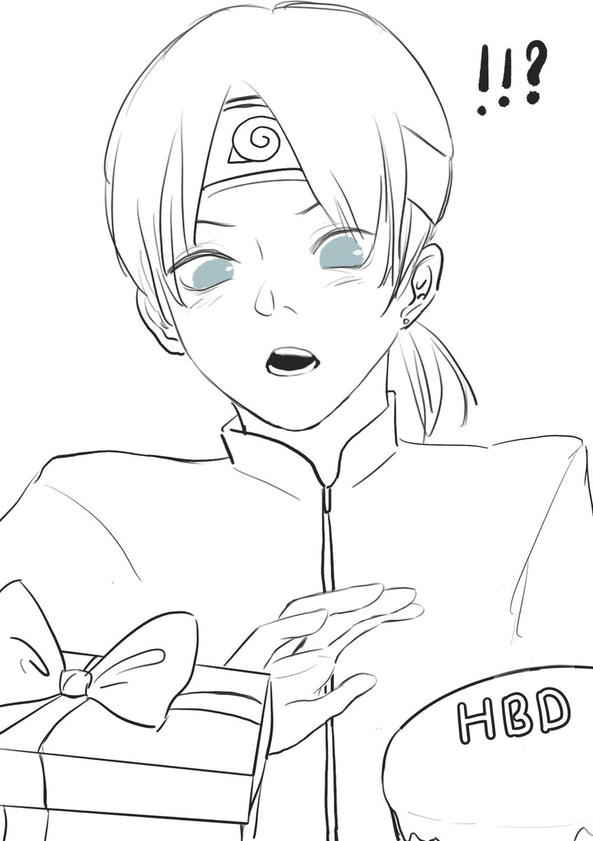 "!!?"
"อะไรเล่า!? ไม่ได้ขอให้เอาของขวัญวันเกิดมาให้สักหน่อย.."
..
"ขอบใจ...แล้วกัน?"